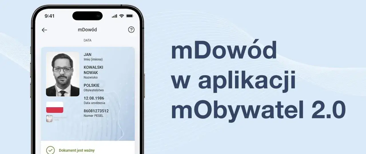 mDowód w aplikacji mObywatel 2.0. Czy jest obowiązek noszenia dowodu osobistego? Aplikacja pokazuje dane z dowodu.