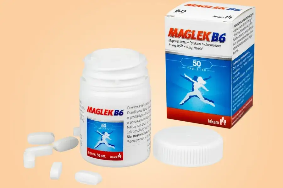 Maglek B6 opakowanie i tabletki