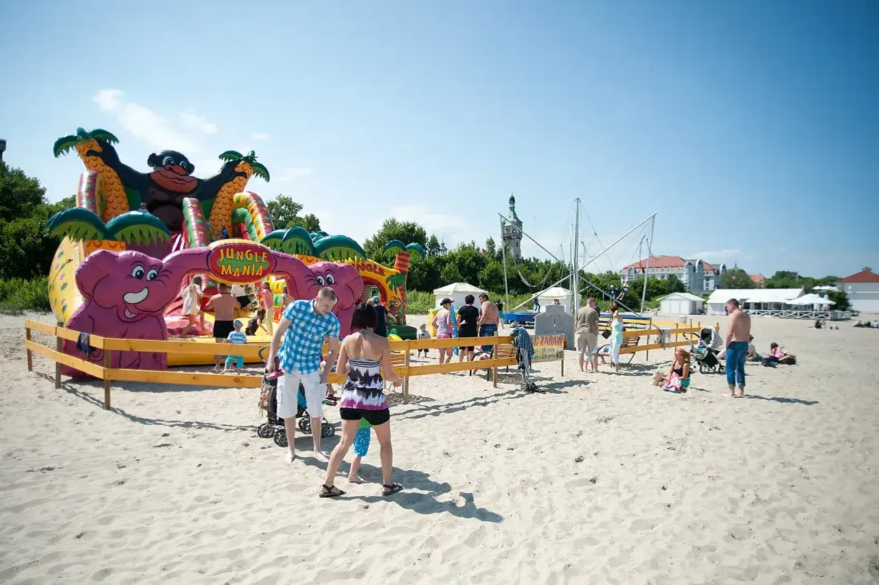 Sopot atrakcje dla dzieci: dmuchany zamek 
