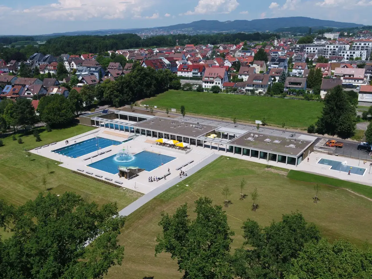 Freibad Seebad Fischbach Übersicht