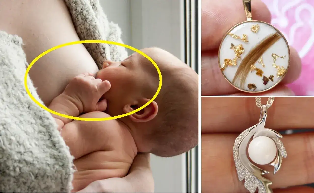 materiały do biżuterii z mleka matki
