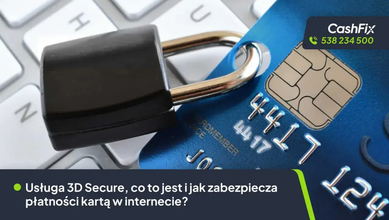 Kłódka zabezpiecza kartę płatniczą na klawiaturze. Czy podawanie numeru karty jest bezpieczne? Usługa 3D Secure chroni transakcje online.
