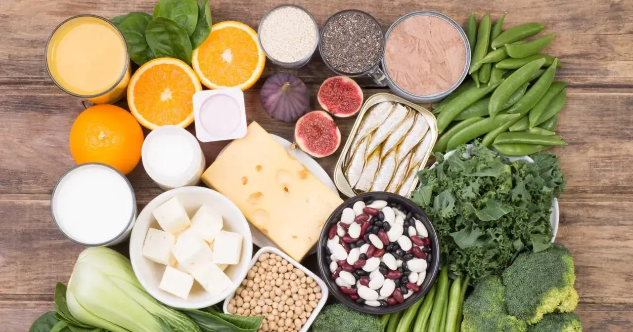 Zdrowe produkty na dieta o niskim indeksie glikemicznym jadłospis na tydzień: owoce, warzywa, nabiał, ryby, fasola, orzechy.