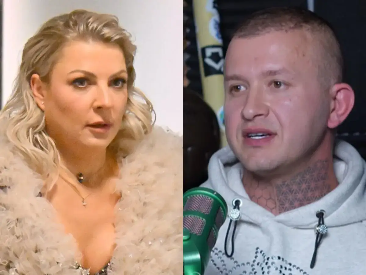 Magda Narożna i jej partner, Dawid Narożny, w rozmowie.