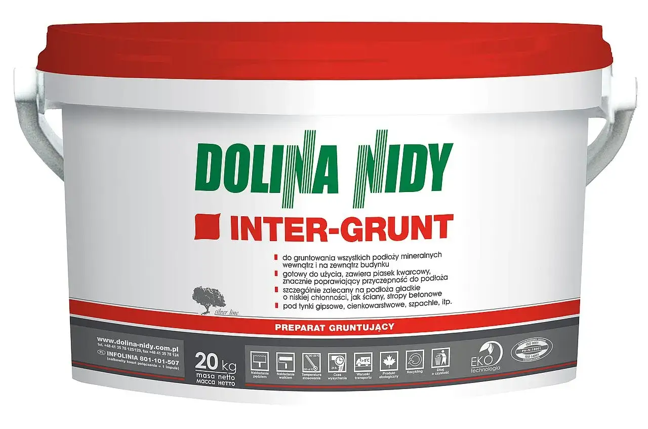 Wiadro z preparatem gruntującym