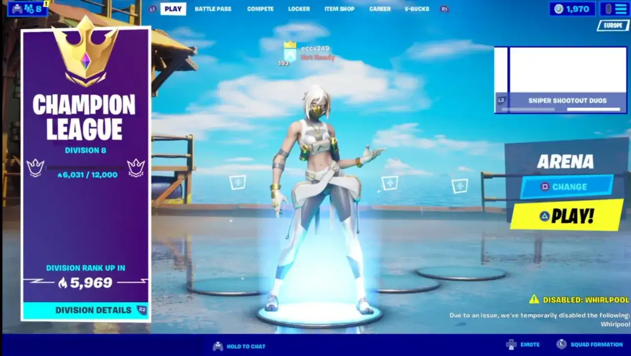 Fortnite Arena Champion League points