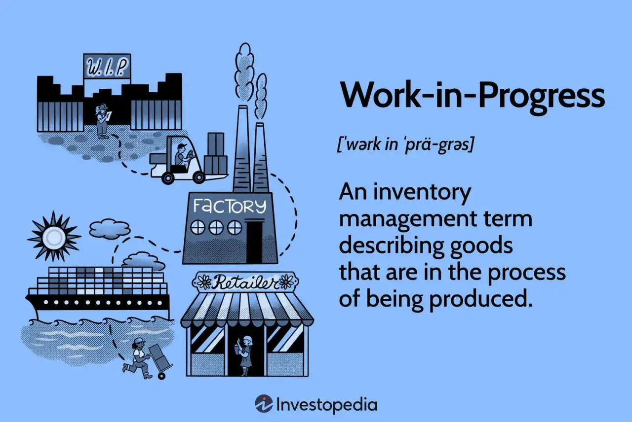 Illustration shows a factory with 