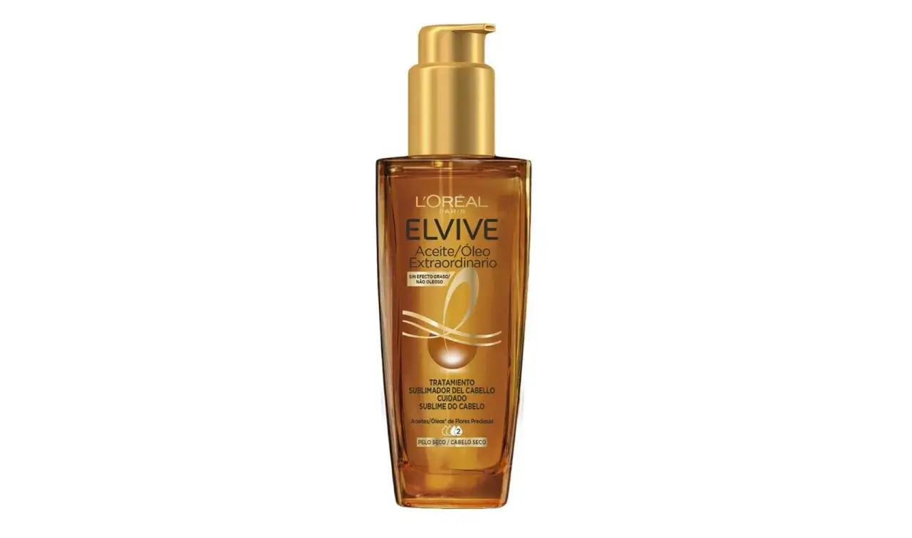 Aceite Elvive para pelo seco y fosco. Transforma tu cabello con este tratamiento extraordinario de L'Or&eacute;al Paris.
