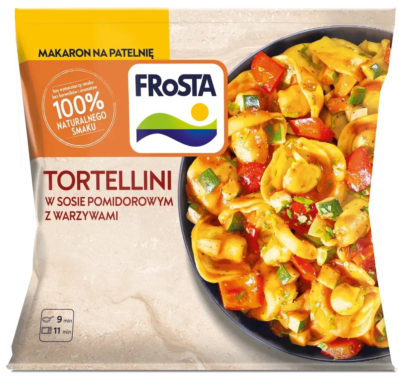 różne rodzaje tortellini świeże suszone mrożone