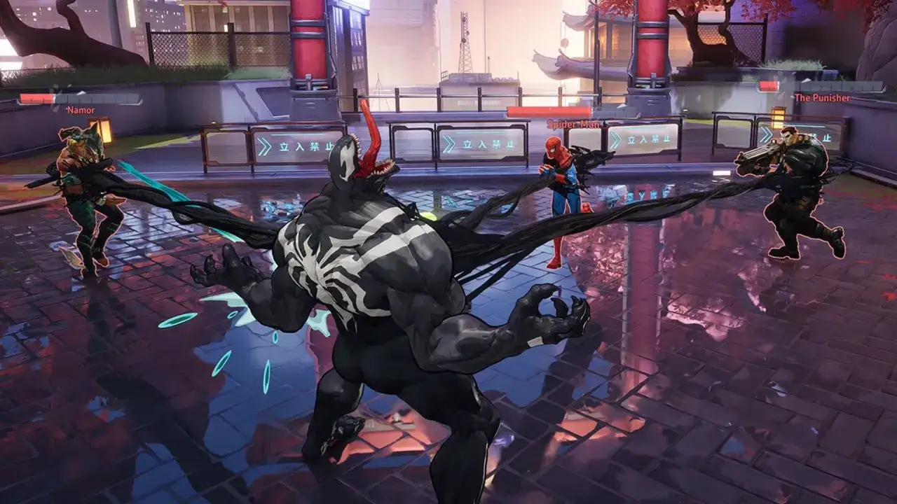 Venom walczy ze Spider-Manem, Punisherem i Namorem. To scena z jednej z najlepszych gier multiplayer.