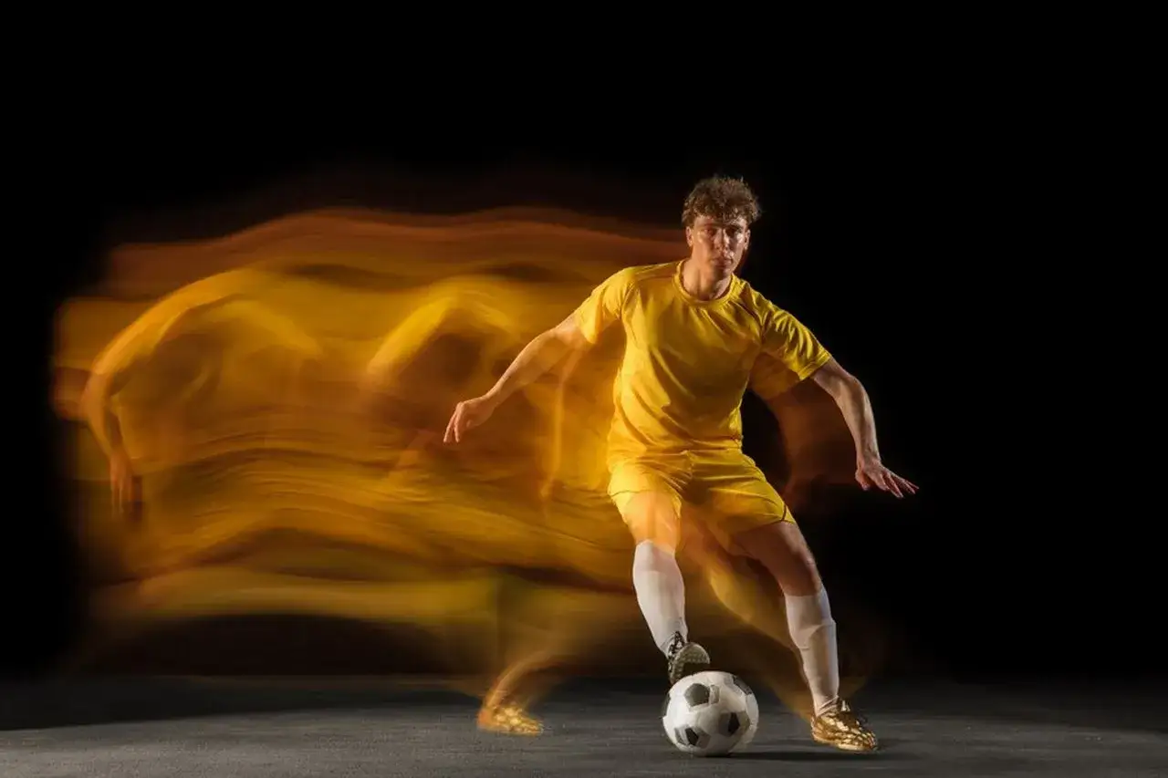 Messi drybling niski środek ciężkości