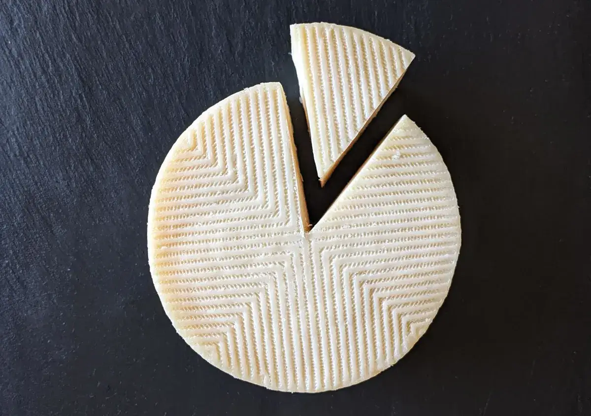 Etykieta DOP ser Manchego, pieczęć kazeinowa