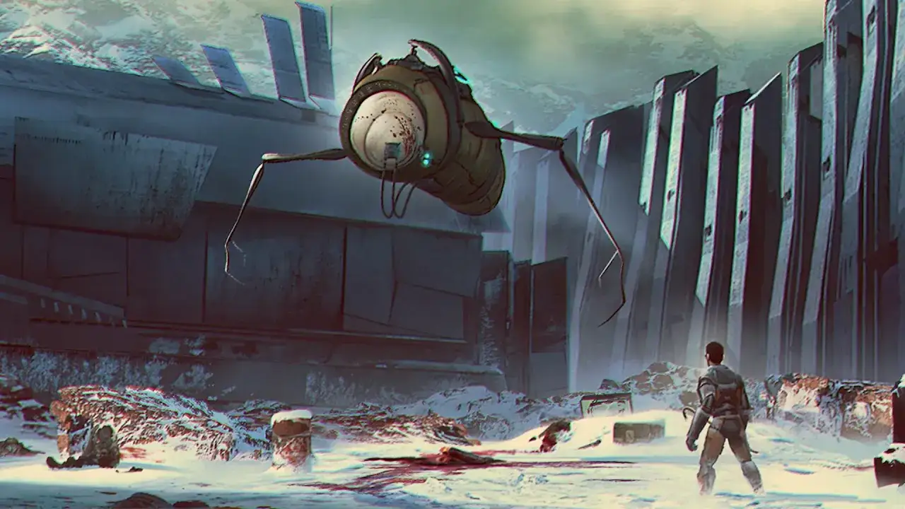 Gordon Freeman wita nowego wroga w mroźnym krajobrazie. Czy to zapowiedź **Half-Life 3**?