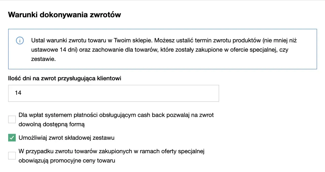 Ustawienia zwrotów w sklepie: 14 dni na zwrot, możliwość zwrotu zestawów. Deichmann zwrot jest możliwy.