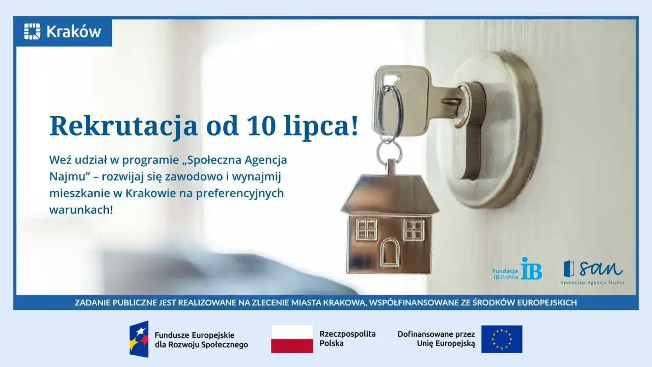 Klucz do mieszkania w Krakowie czeka! Rekrutacja do programu 
