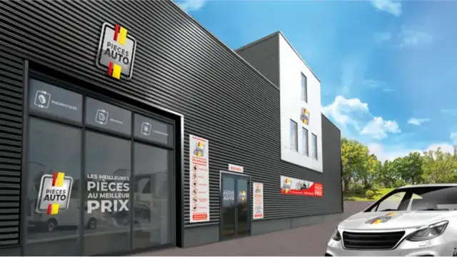 magasin de pièces automobiles à Denain