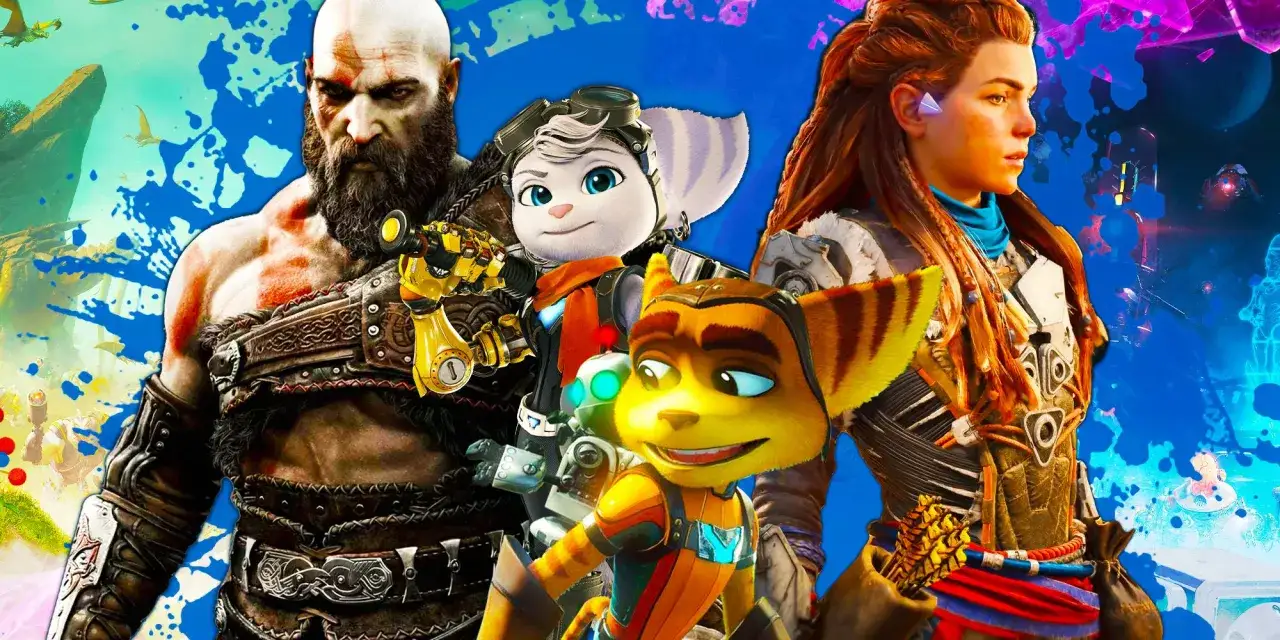 Kratos, Aloy, Ratchet i Rivet - bohaterowie najlepszych gier na PlayStation 5.