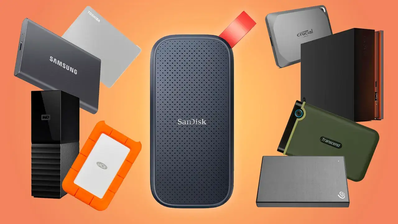 Vielf&auml;ltige externe Festplatten und SSDs f&uuml;r Ihre Datensicherung, von Samsung, WD, SanDisk, Seagate, Toshiba, Crucial und LaCie.