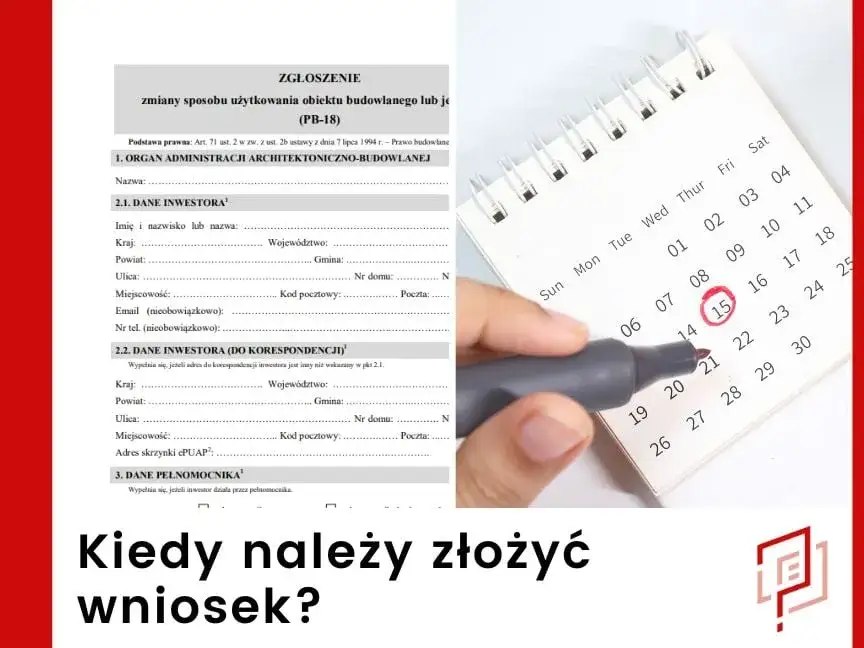 zmiana sposobu użytkowania budynku dokumenty