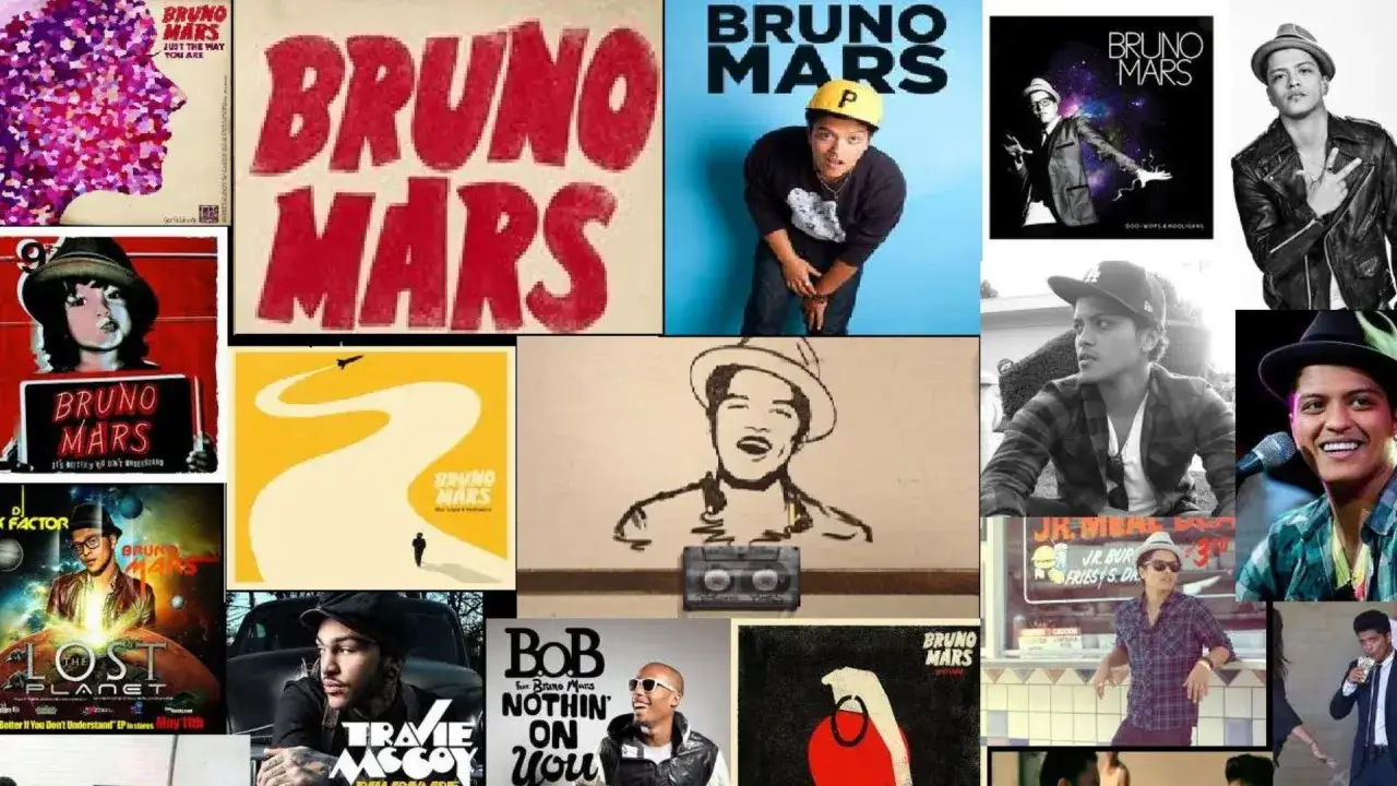 Bruno Mars musikalische Einflüsse Collage