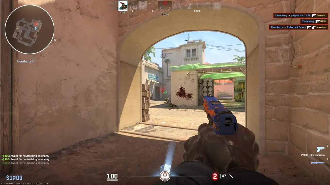 CS2 console command example