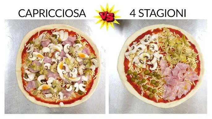 pizza capricciosa vs quattro stagioni