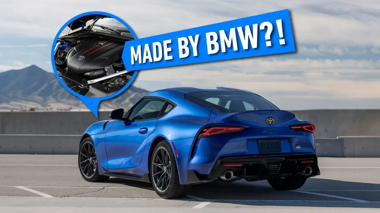 Toyota Supra azul con motor BMW. &iquest;Sorprendente colaboraci&oacute;n que redefine el rendimiento?