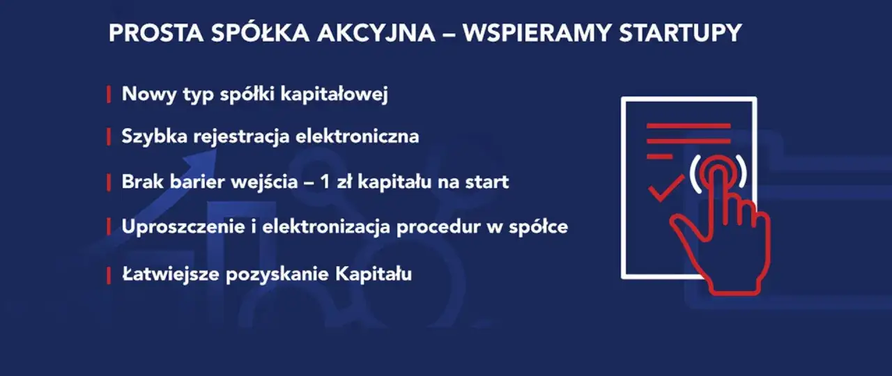 Prosta spółka akcyjna: szybka rejestracja, niski kapitał, uproszczone procedury. Idealna dla startupów, ułatwia pozyskanie kapitału.