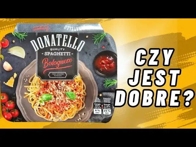 gotowe spaghetti biedronka na półce sklepowej