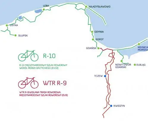 Zdjęcie Pomorskie trasy rowerowe mapa - odkryj najlepsze trasy na rowerze
