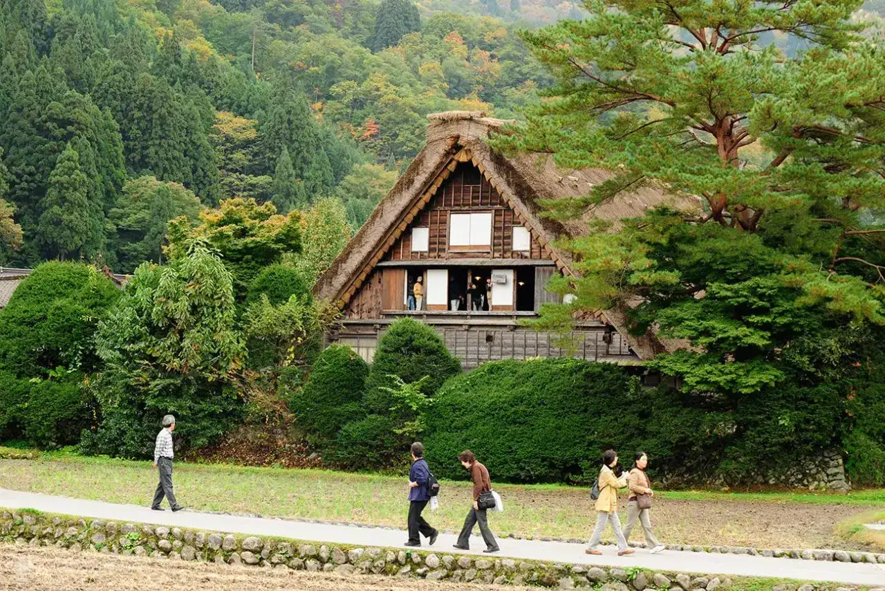 Shirakawa-go wioska gassho-zukuri