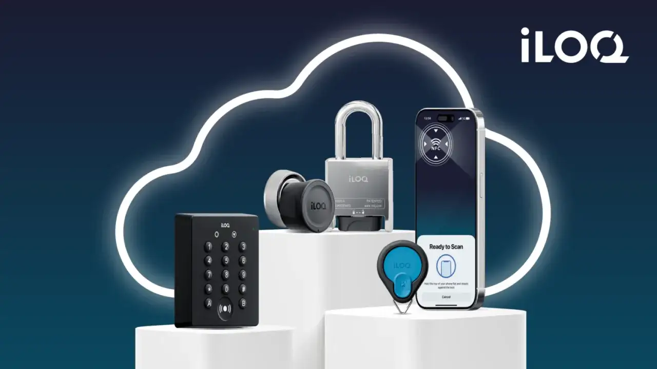 iLOQ-produkter: kodl&aring;s, h&auml;ngl&aring;s, cylinder och mobilapp. Gl&ouml;m bort att Yale doorman l&aring;ser inte, med iLOQ f&aring;r du smarta l&aring;s.