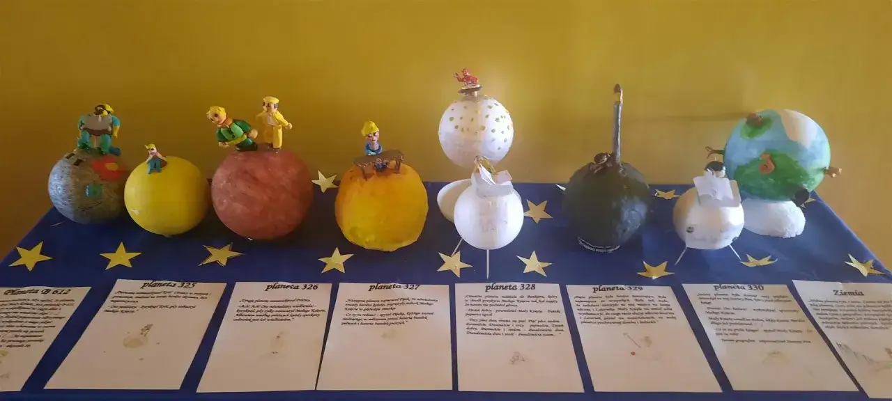Mały Książę podróż po planetach