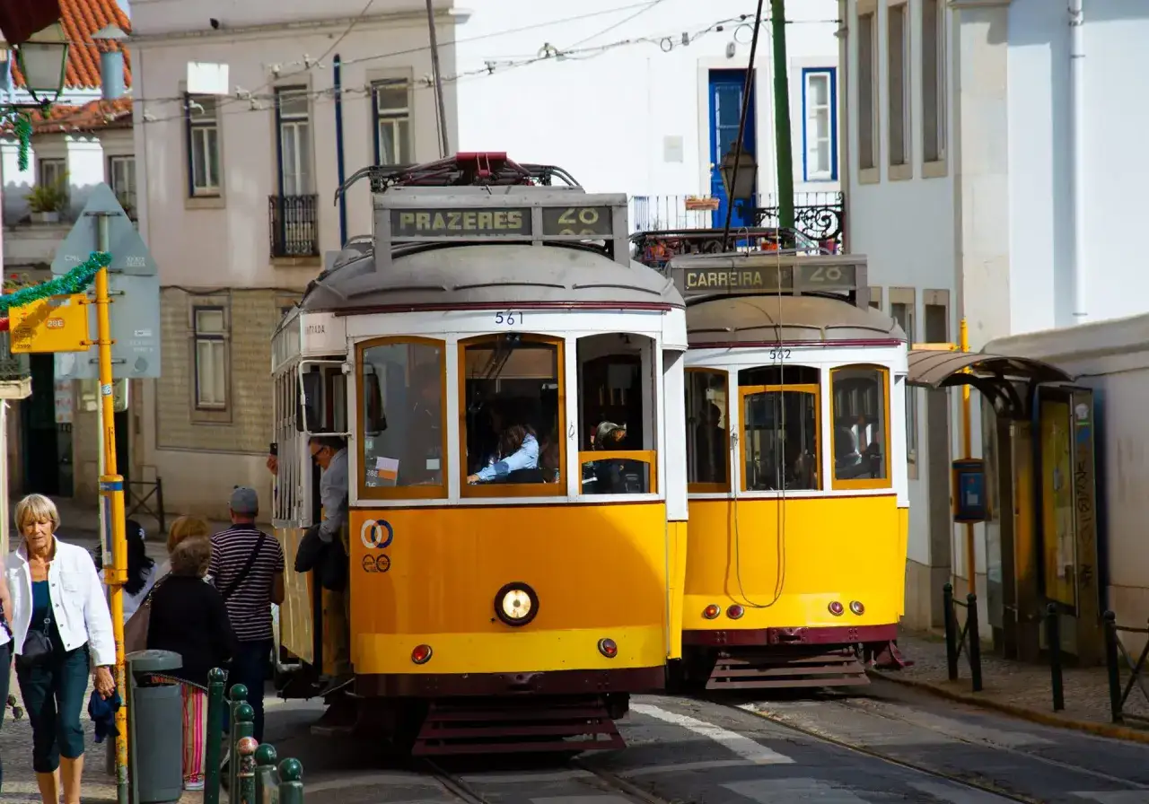 Lizbona tramwaj 28 Alfama Past&eacute;is de Bel&eacute;m