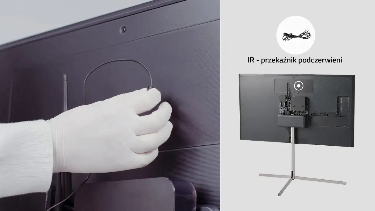 Montaż podstawy telewizora LG krok po kroku