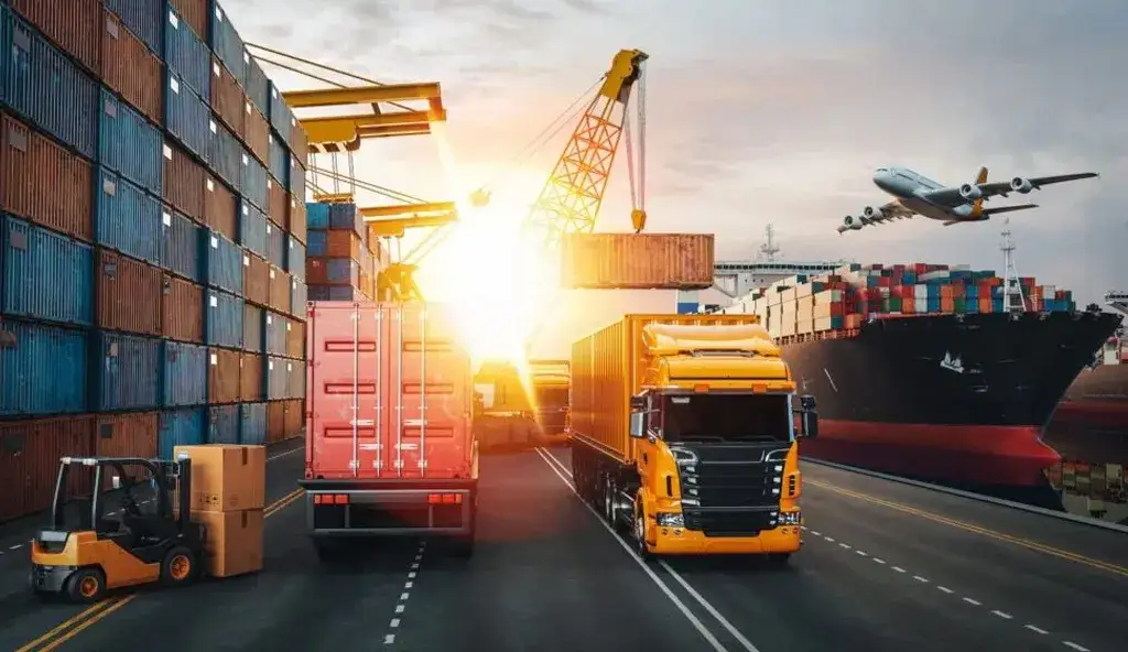różne środki transportu logistyka międzynarodowa