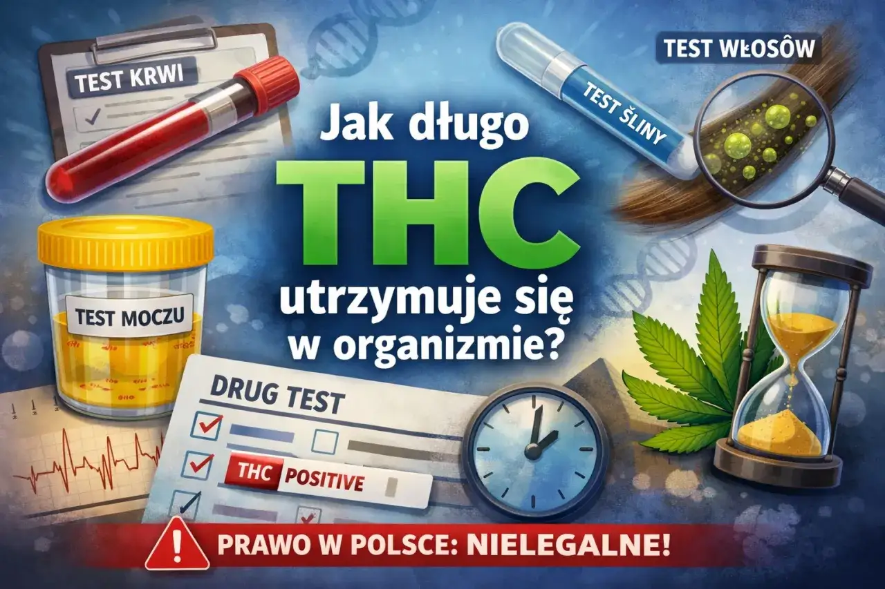 Czas detekcji THC w moczu grafika