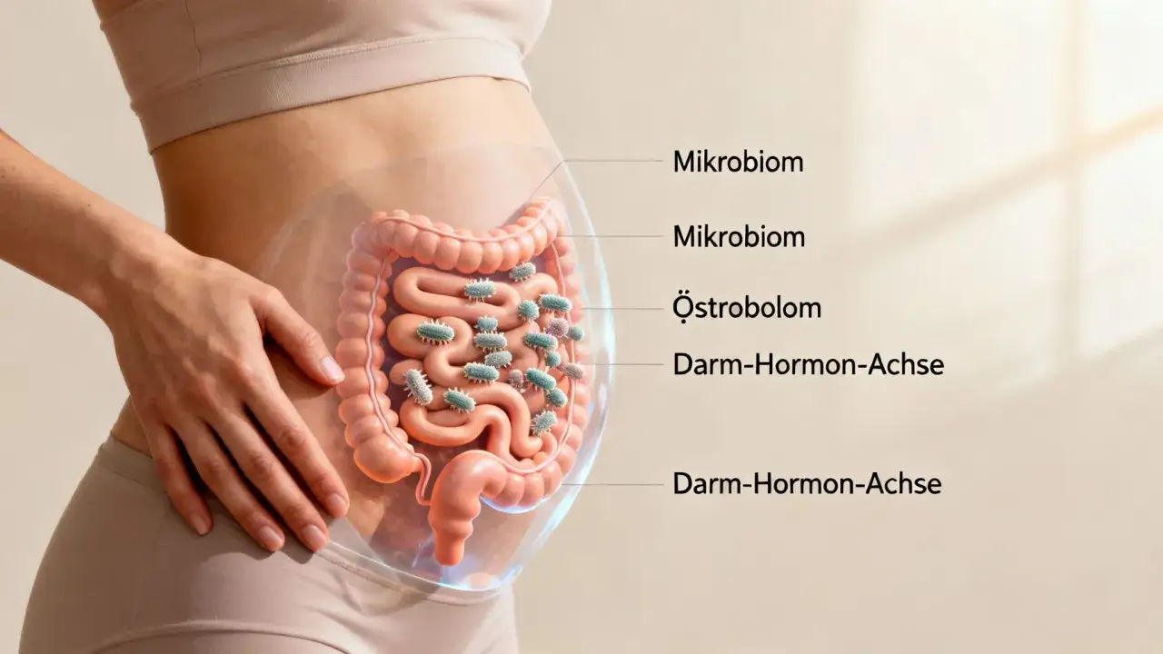 Mikrobiom jelitowy i jego wpływ na hormony. Gazy przed okresem mogą być związane z zaburzeniami tej osi.