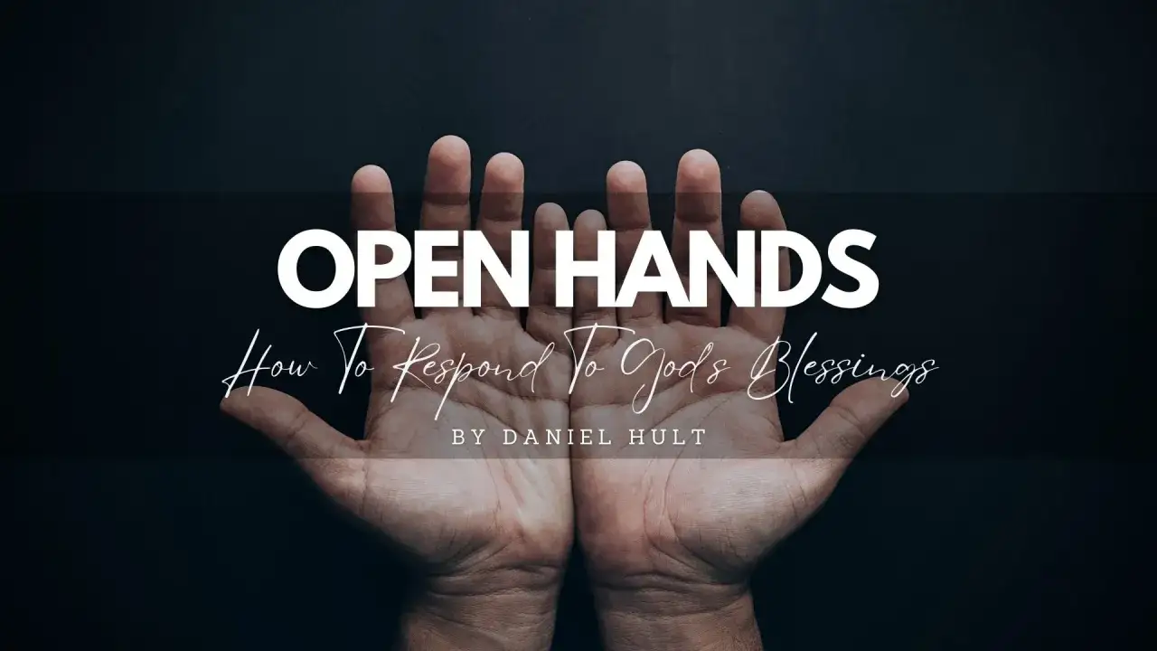 Open hands, a symbol of faith, ready to receive God's blessings. This image explores