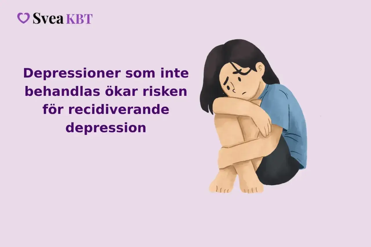 En illustration av en person som sitter hopkrupen, med texten