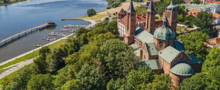 Wzgórze Tumskie Płock panorama