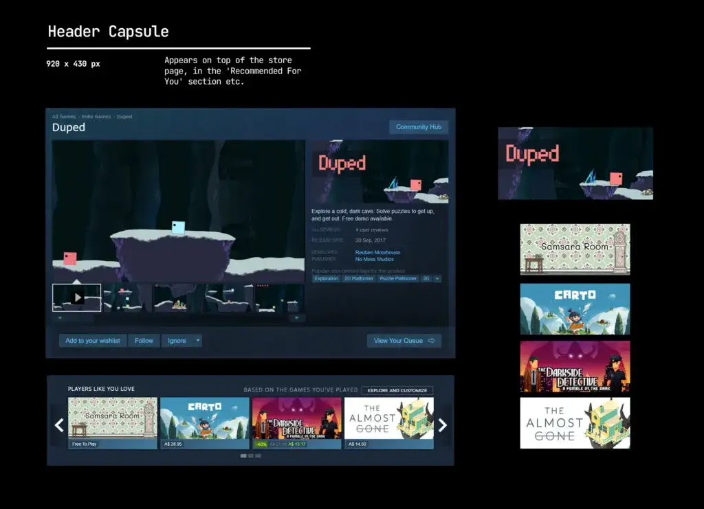 steam game store page example