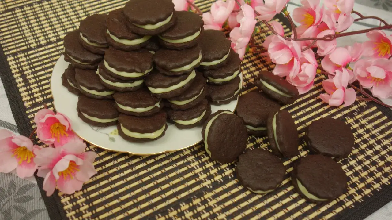 domowe ciastka oreo czarne