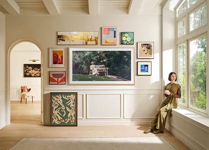 Samsung The Frame TV w Trybie Sztuka