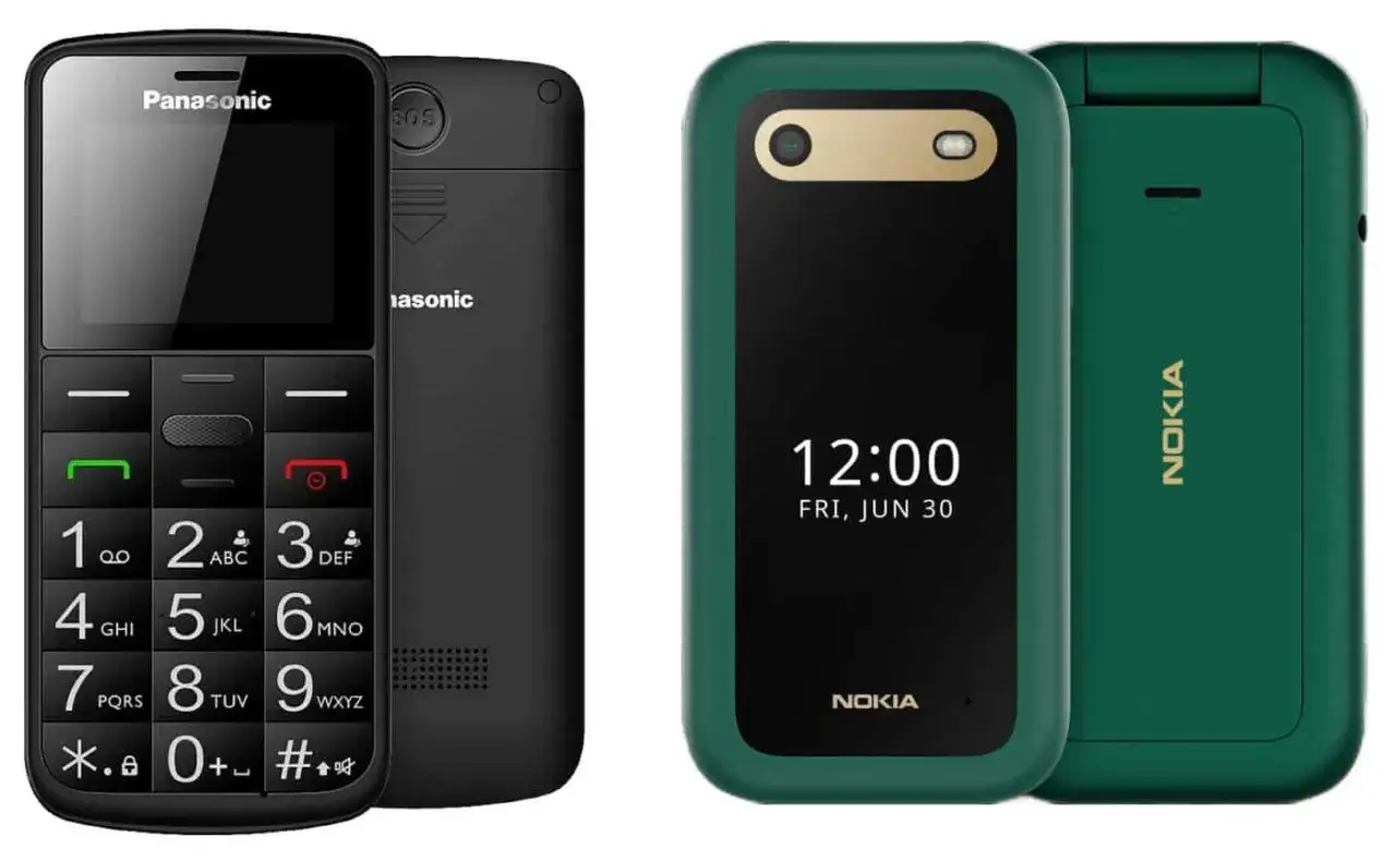 Różne modele telefonów dla seniorów