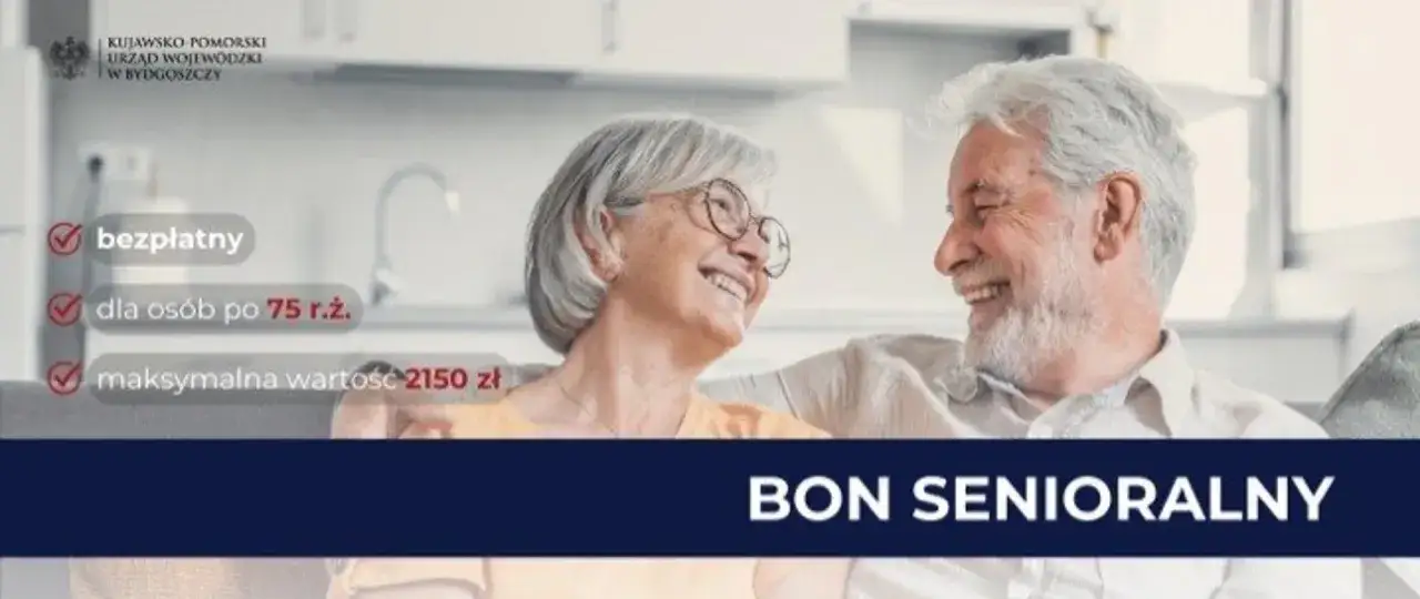 Bon senioralny dla kogo? Dla osób po 75. roku życia, bezpłatny, o maksymalnej wartości 2150 zł.