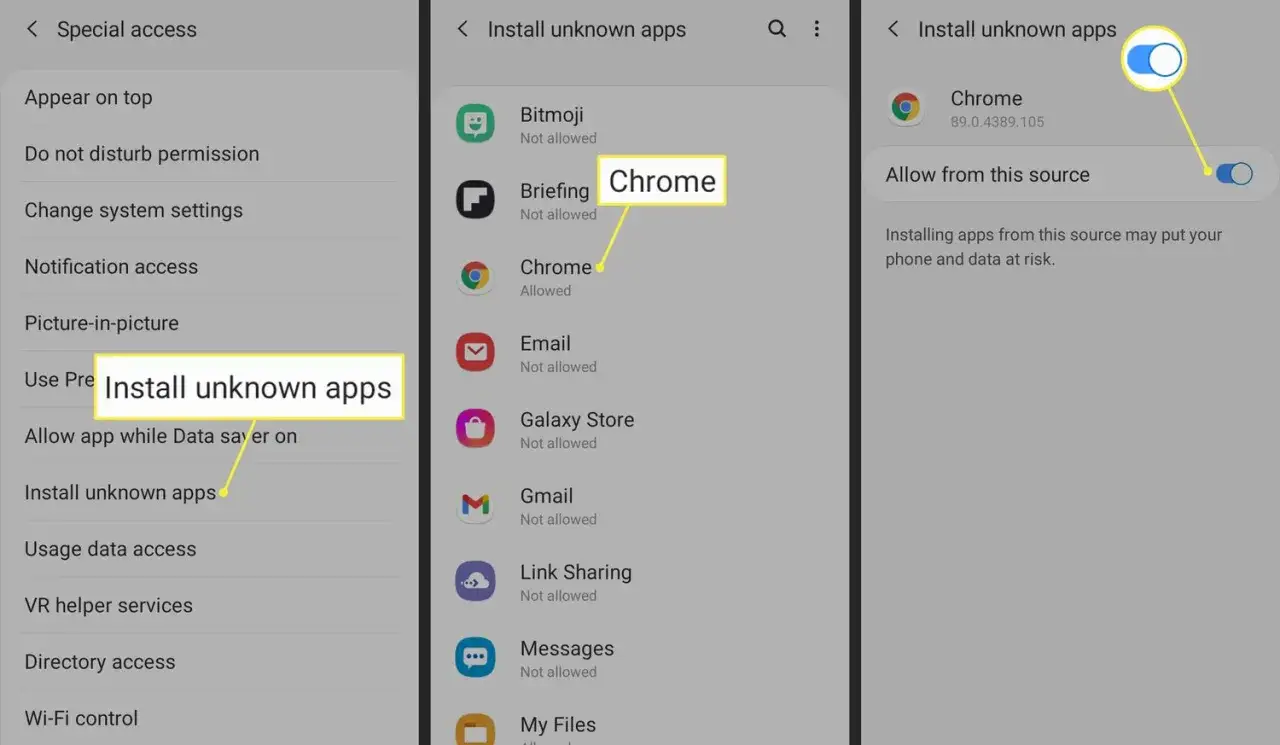 Gu&iacute;a para instalar APK en Android: accede a 