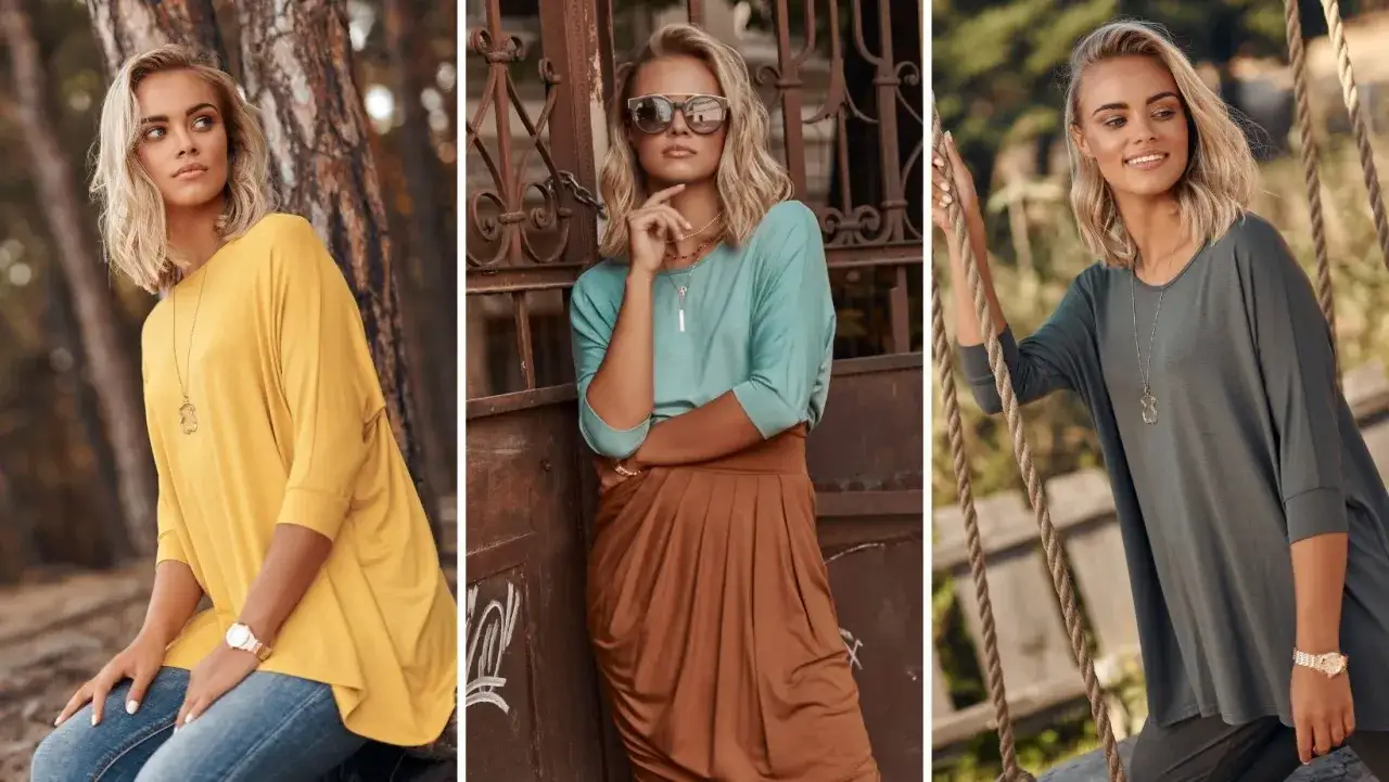 Stylizacje bluzek oversize dla r&oacute;żnych sylwetek