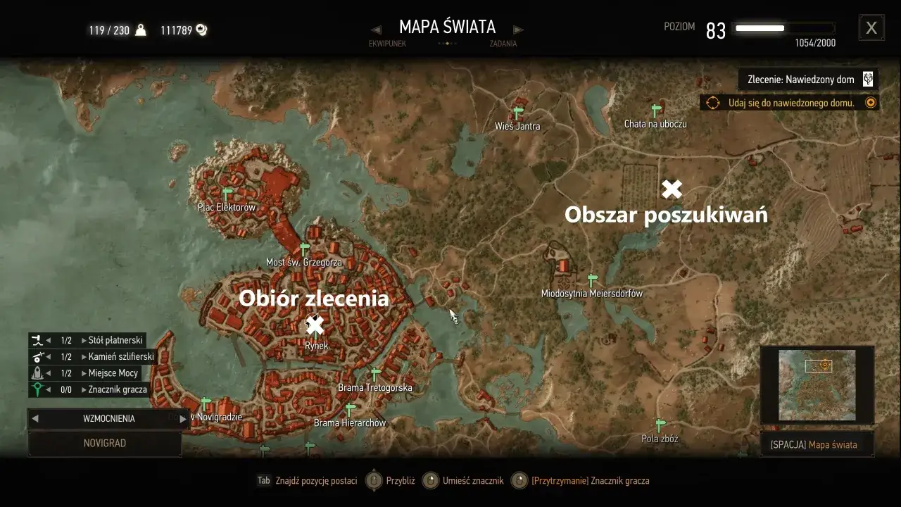 Mapa świata Wiedźmin 3. Gracze szukają 