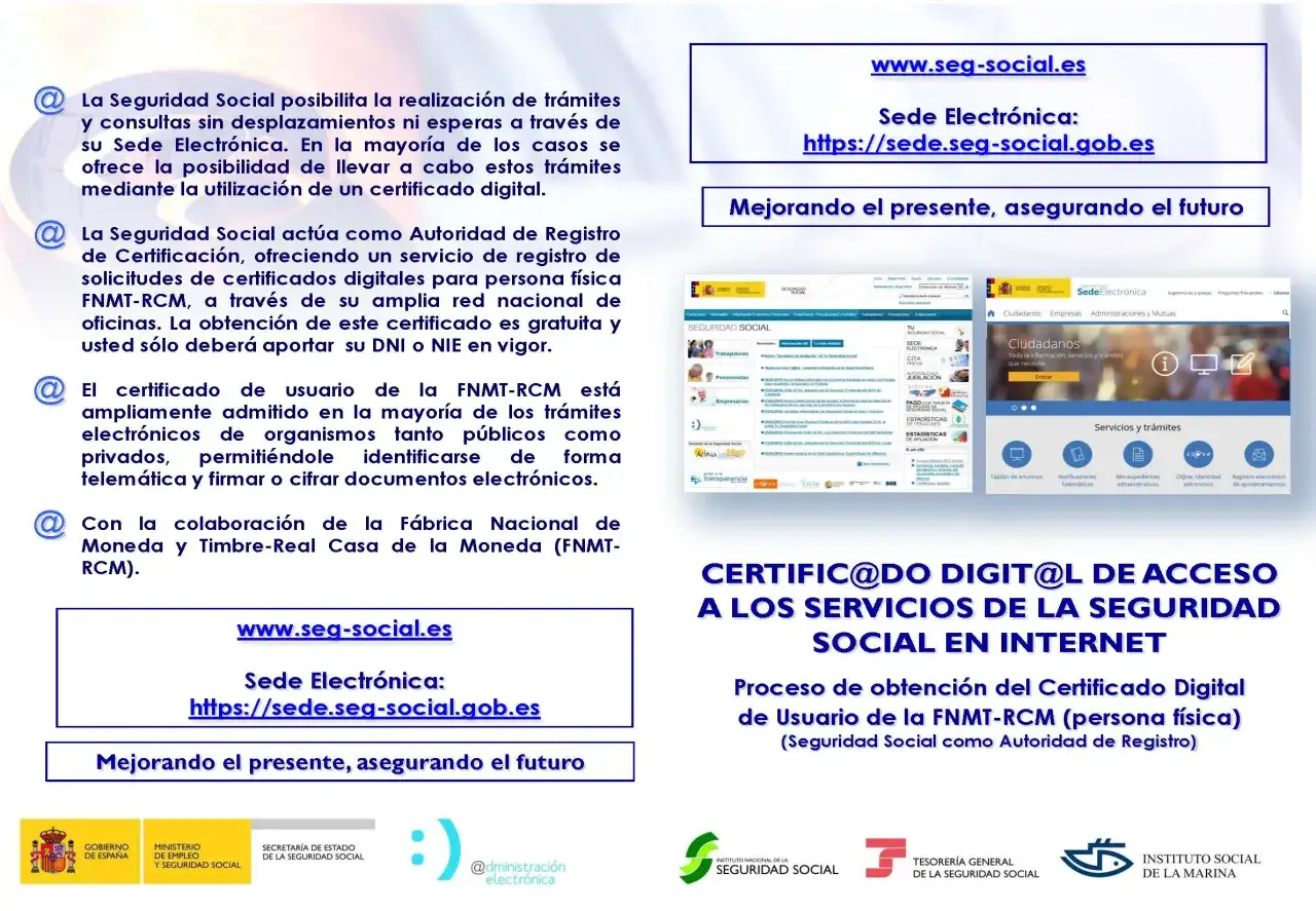 La Seguridad Social usa certificado digital para trámites online. Así sirve la firma digital para identificarse y firmar documentos.